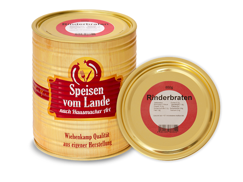 Rinderbraten in Soße, 850 g