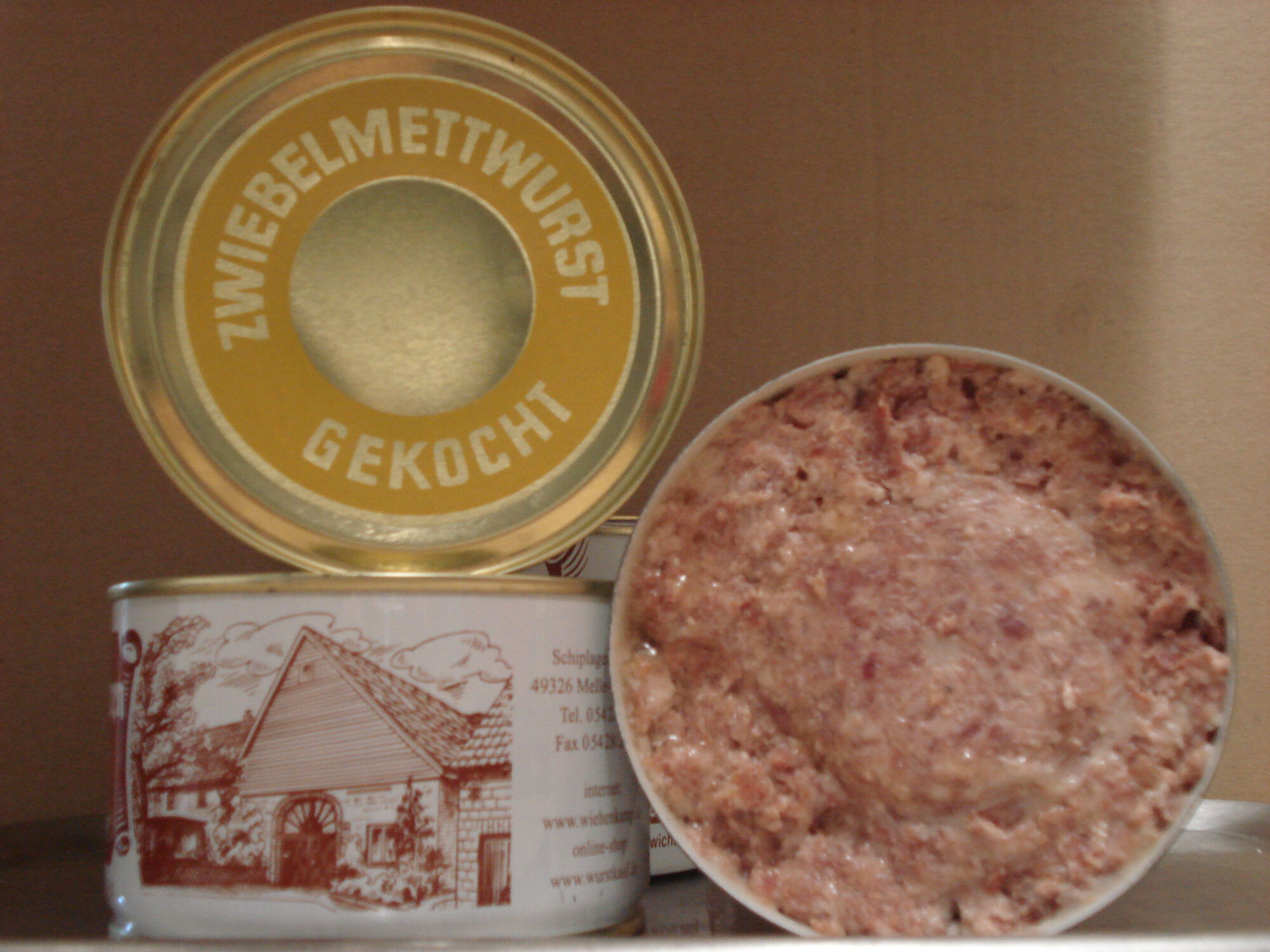 Zwiebelmettwurst (gekocht), 200 g