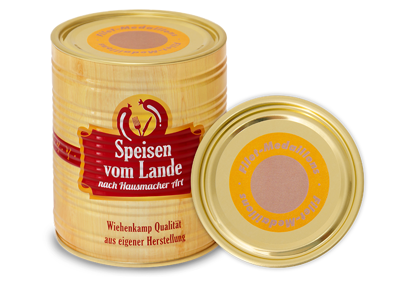 Schweinemedaillons in Soße, 850 g