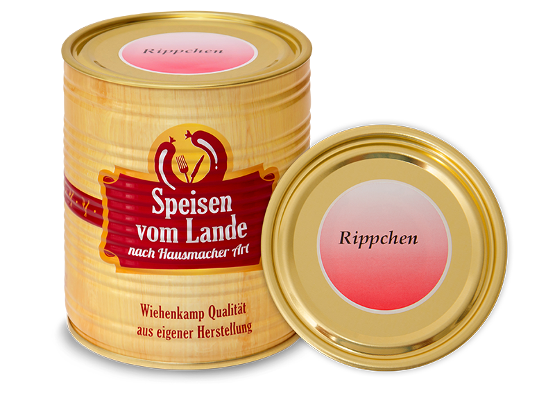 Rippchen in Fleischbrühe, 850 g